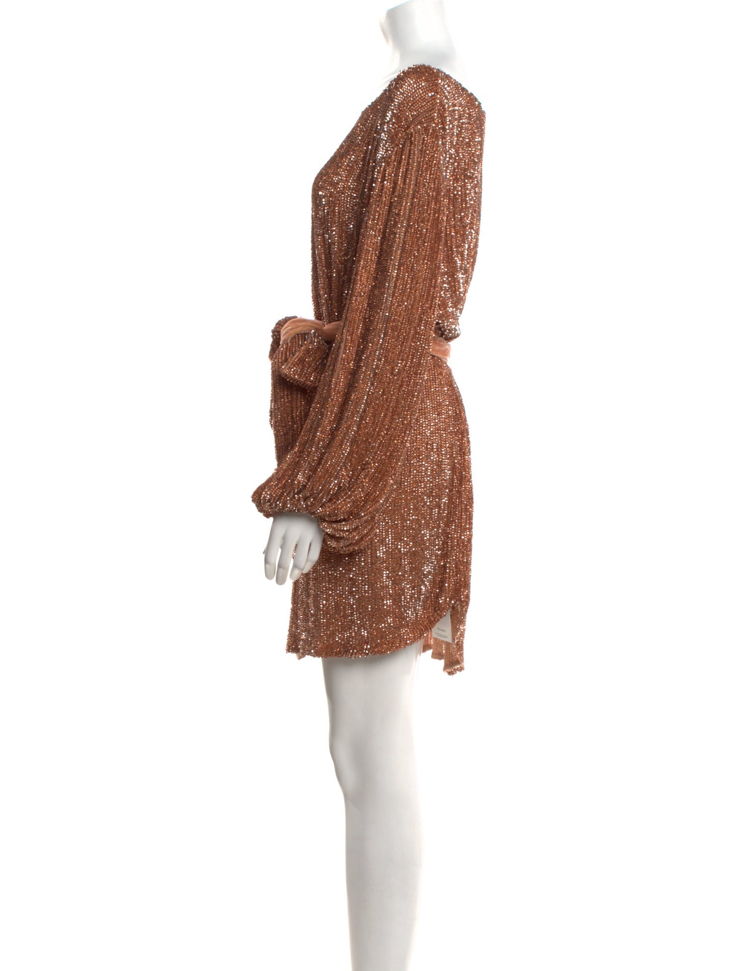 Retrofête Bateau Neckline Mini Dress