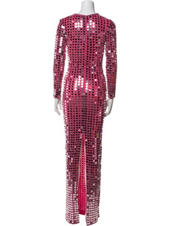 Retrofête Printed Long Dress