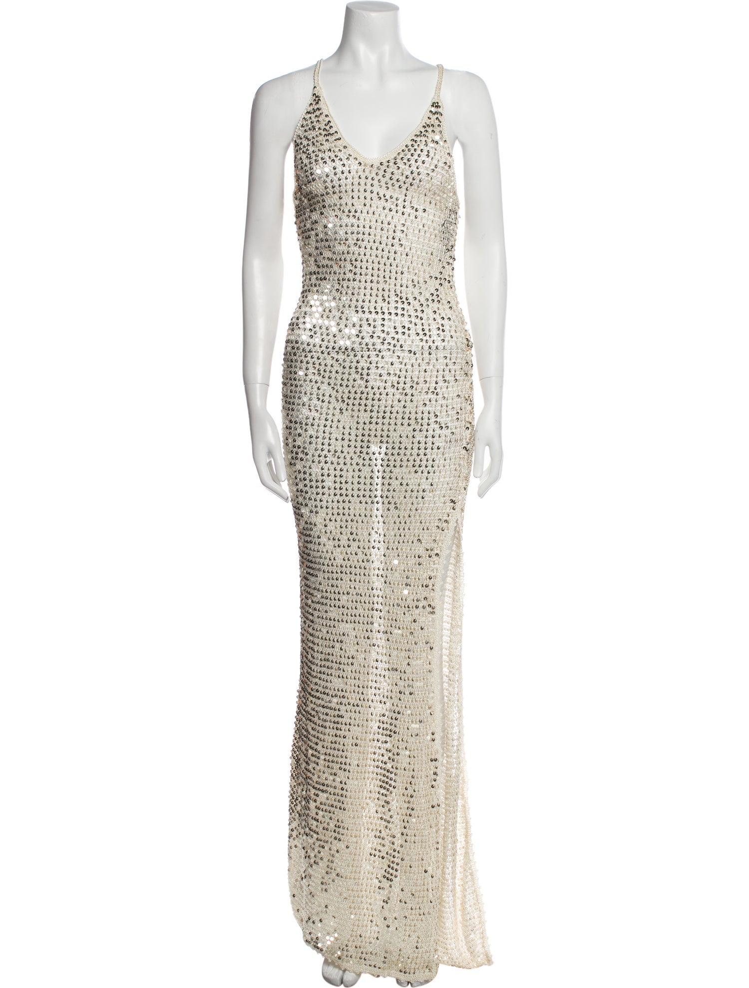 Retrofête V-Neck Long Dress