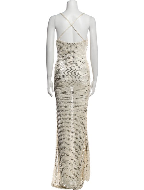 Retrofête V-Neck Long Dress