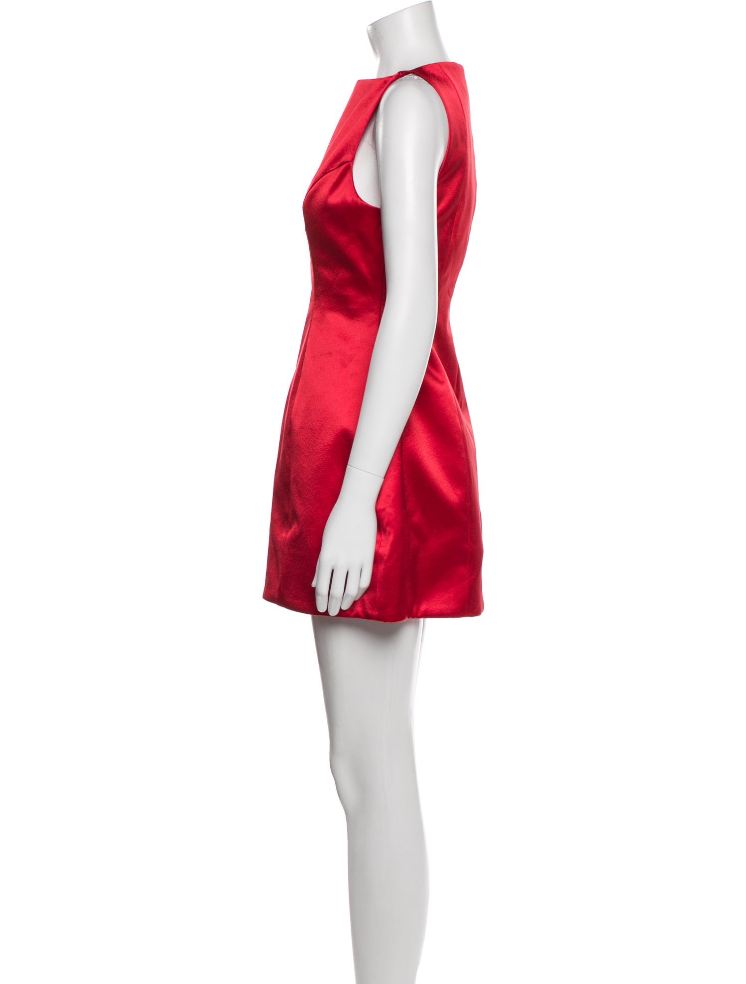 Retrofête Bateau Neckline Mini Dress