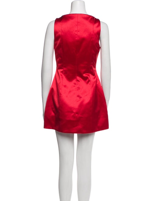 Retrofête Bateau Neckline Mini Dress