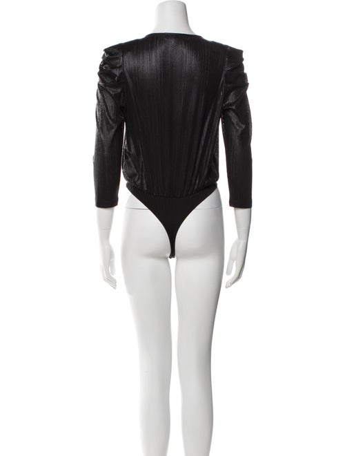 Retrofête V-Neck Three-Quarter Sleeve Bodysuit