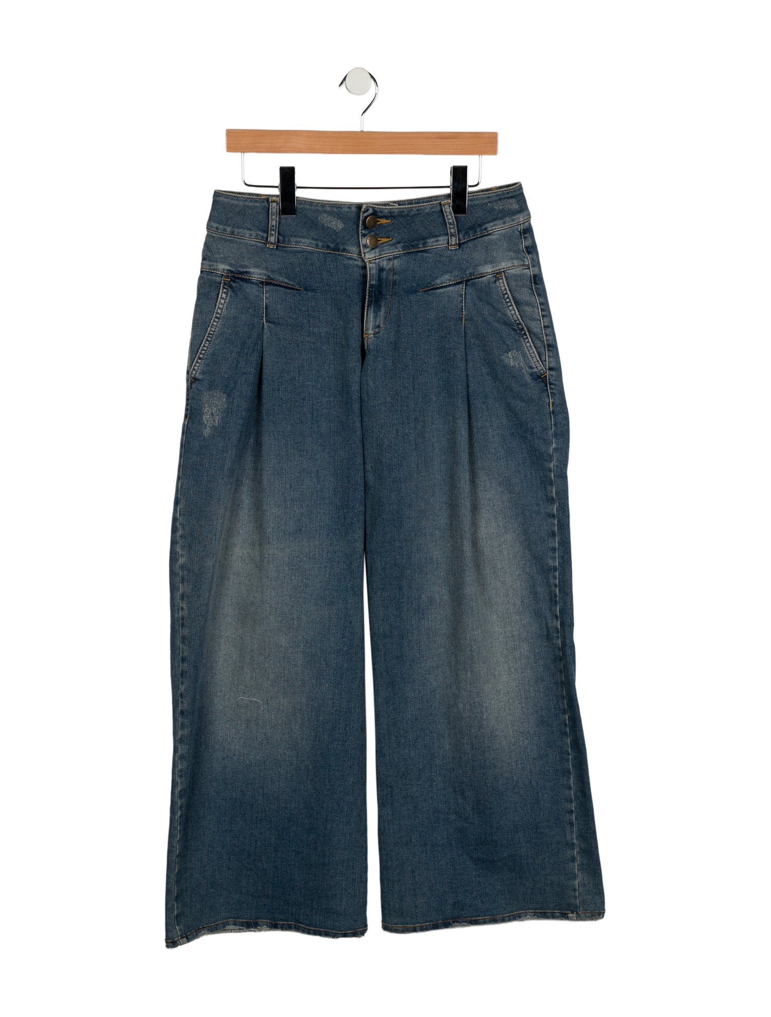 Retrofête Mid-Rise Wide Leg Jeans