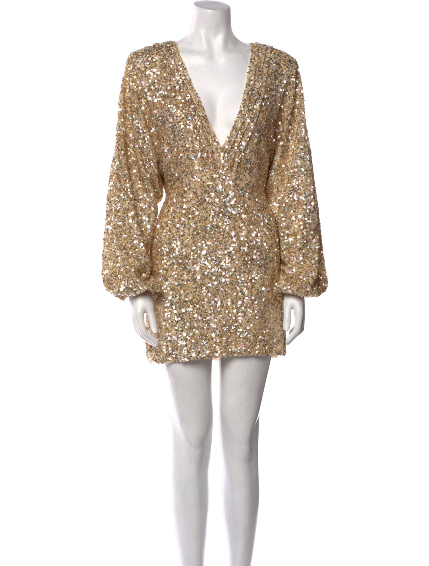 Retrofête V-Neck Mini Dress w/ Tags