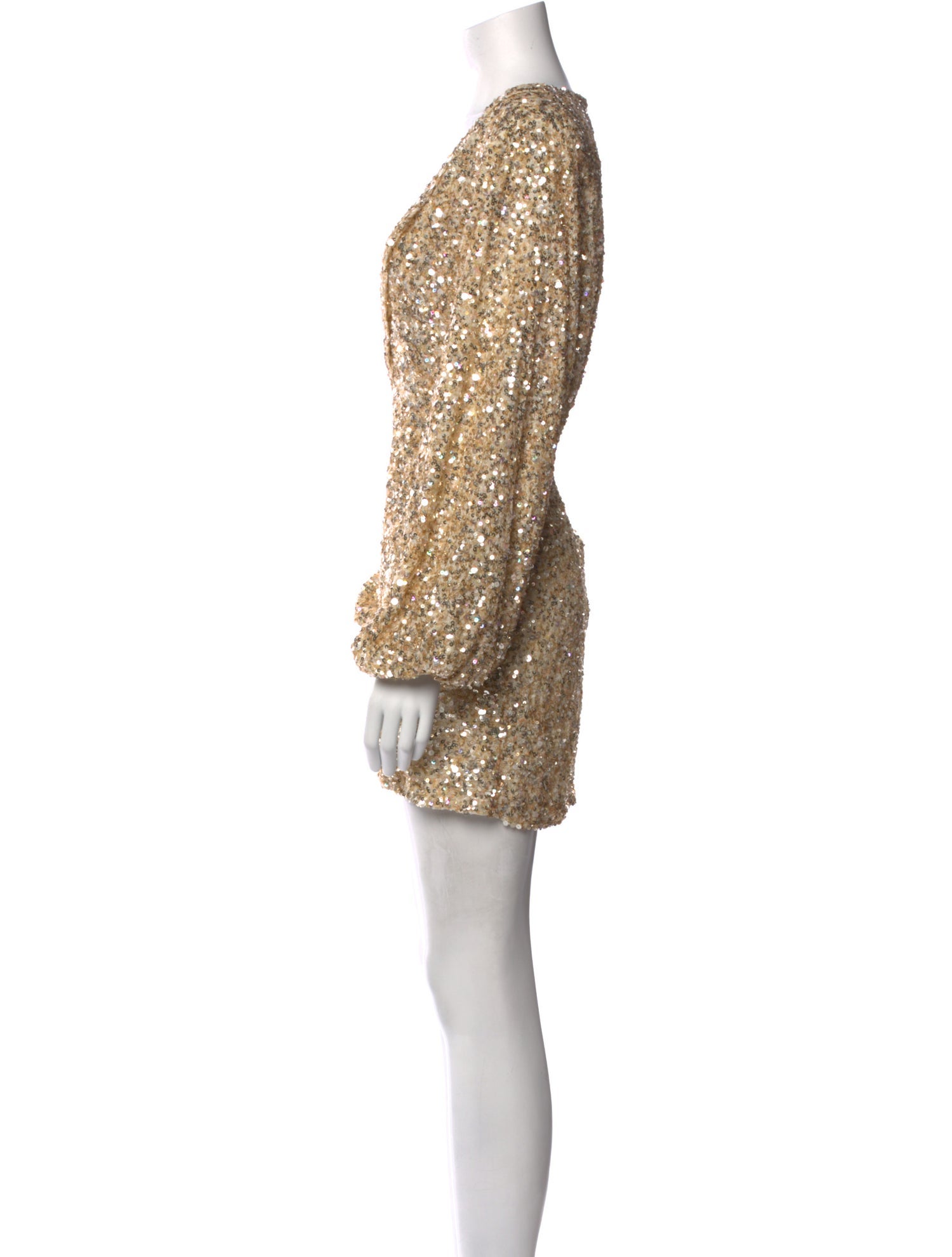 Retrofête V-Neck Mini Dress w/ Tags