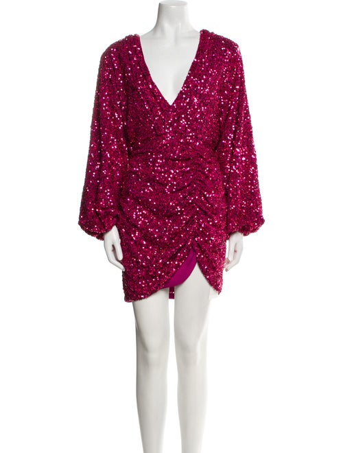 Retrofête Patterned Mini Dress