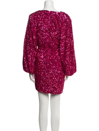 Retrofête Patterned Mini Dress