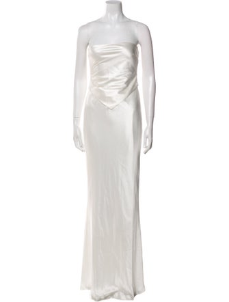Retrofête Strapless Long Dress