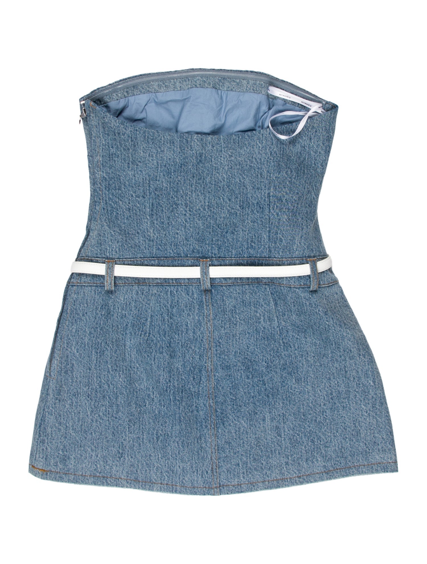 Retrofête Strapless Mini Dress