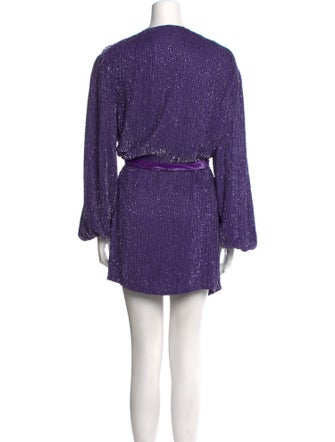 Retrofête Patterned Mini Dress