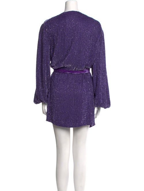 Retrofête Patterned Mini Dress