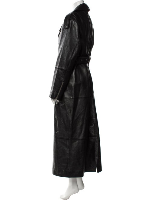 Retrofête Leather Trench Coat