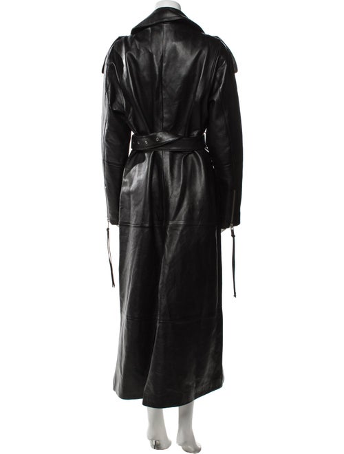 Retrofête Leather Trench Coat