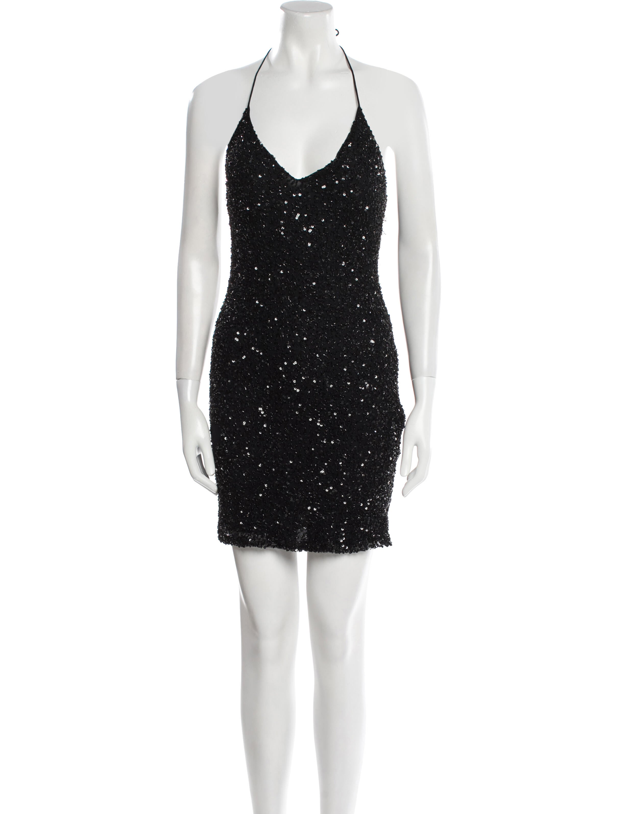 Retrofête Halterneck Mini Dress