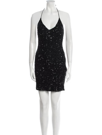 Retrofête Halterneck Mini Dress