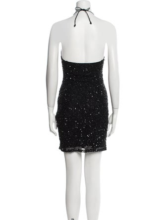 Retrofête Halterneck Mini Dress