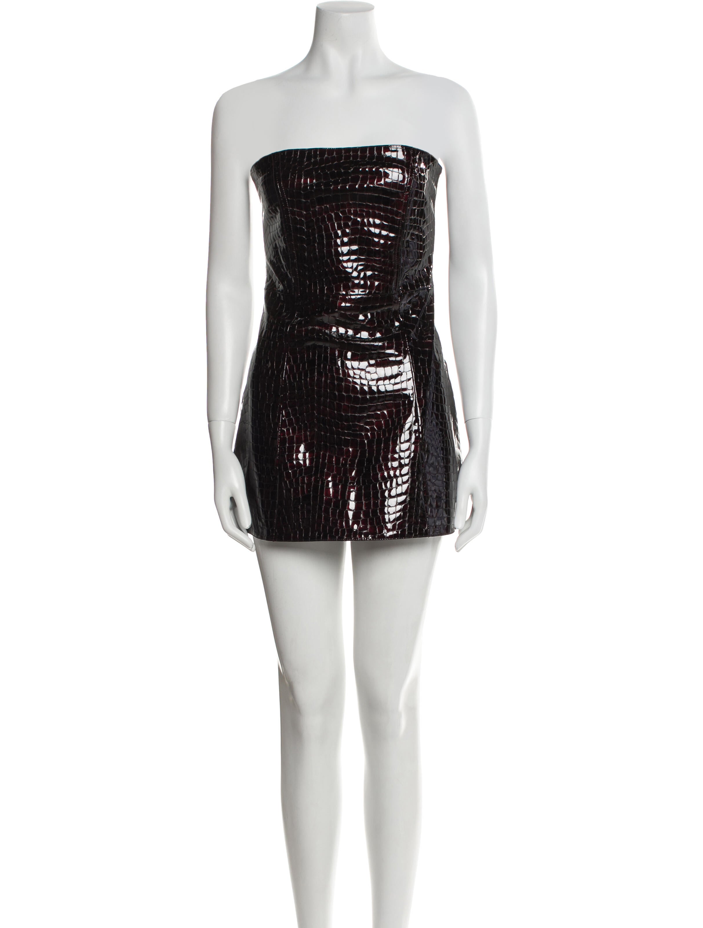 Retrofête Leather Mini Dress w/ Tags