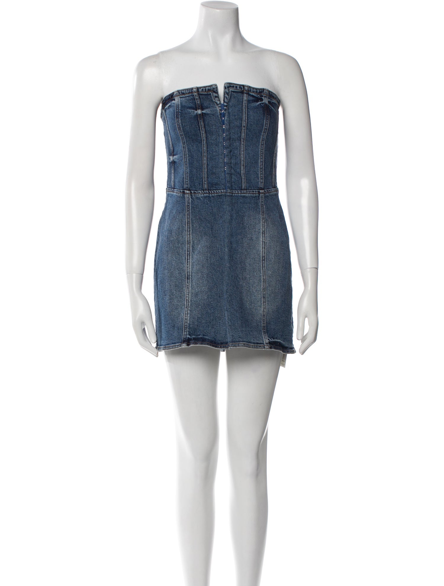 Retrofête Strapless Mini Dress