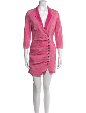 Retrofête V-Neck Mini Dress