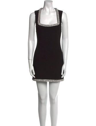 Retrofête Square Neckline Mini Dress