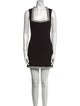 Retrofête Square Neckline Mini Dress