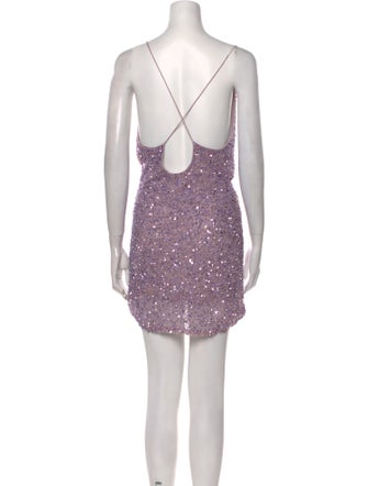 Retrofête Cowl Neck Mini Dress