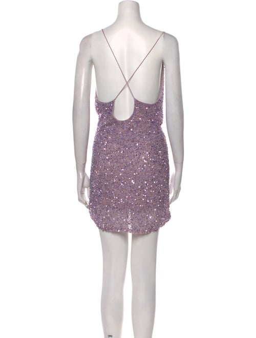 Retrofête Cowl Neck Mini Dress