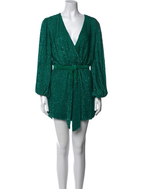 Retrofête V-Neck Mini Dress