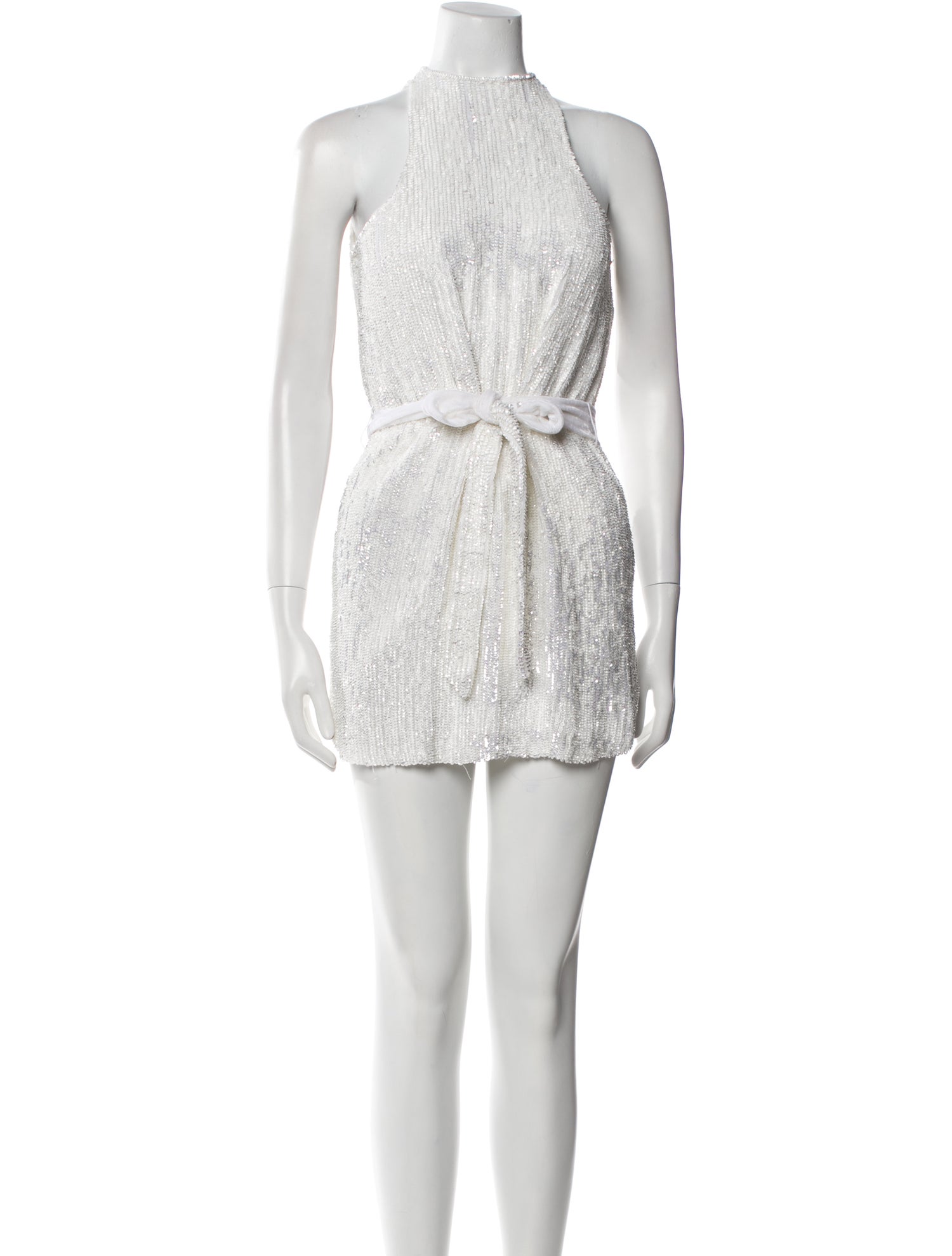 Retrofête Halterneck Mini Dress