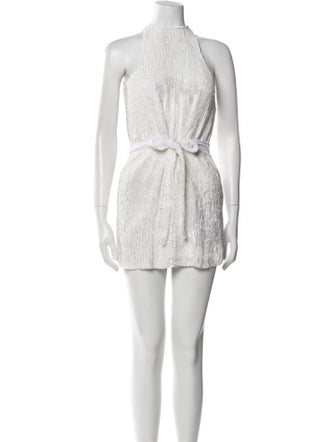 Retrofête Halterneck Mini Dress