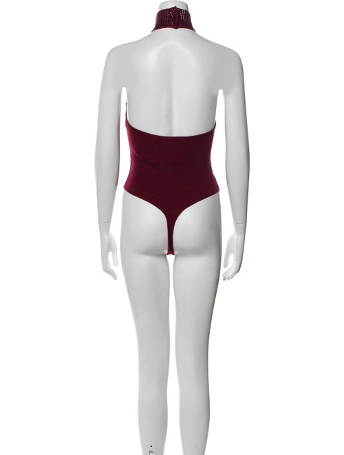 Retrofête Nylon Halterneck Bodysuit