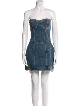 Retrofête Strapless Mini Dress