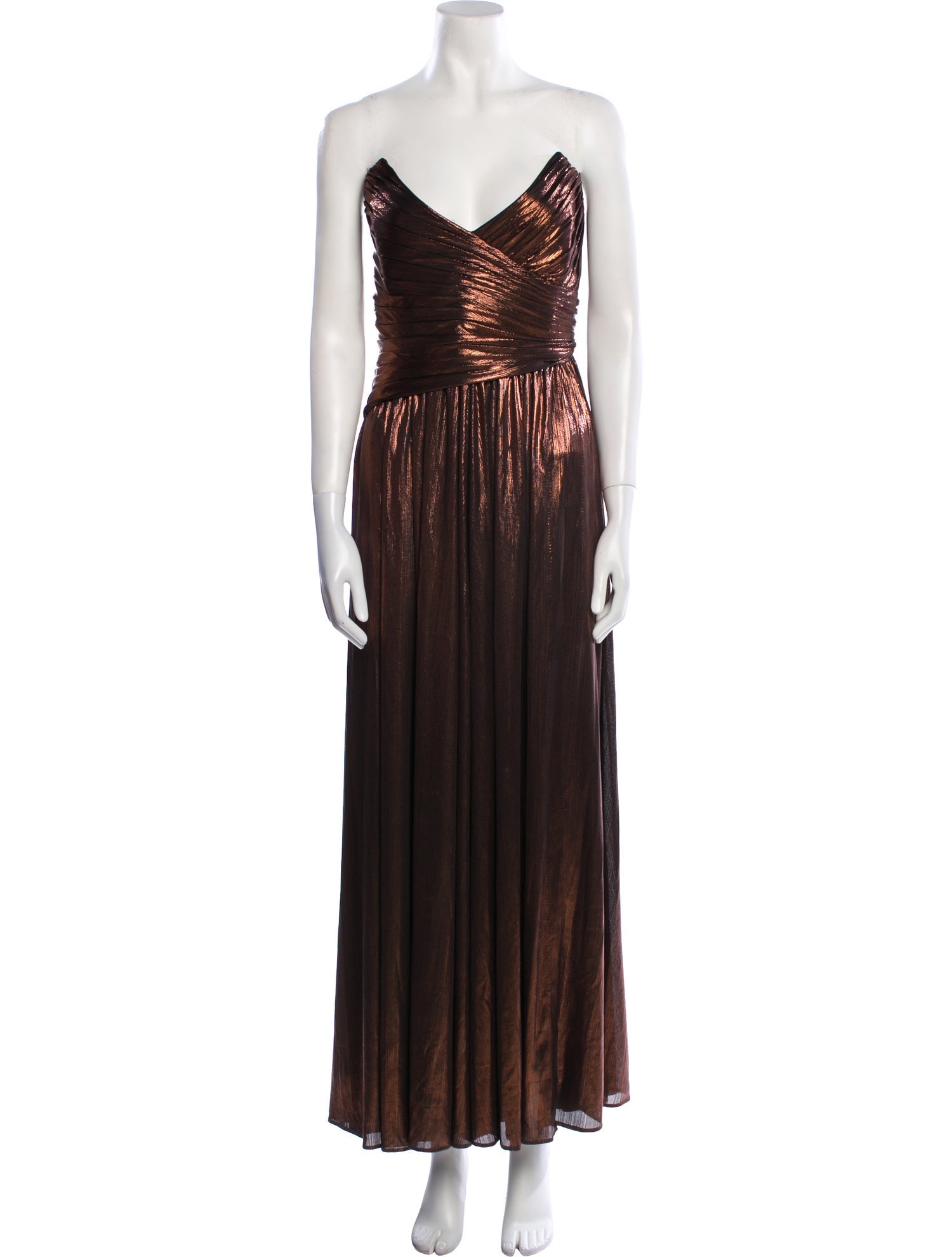 Retrofête Strapless Long Dress