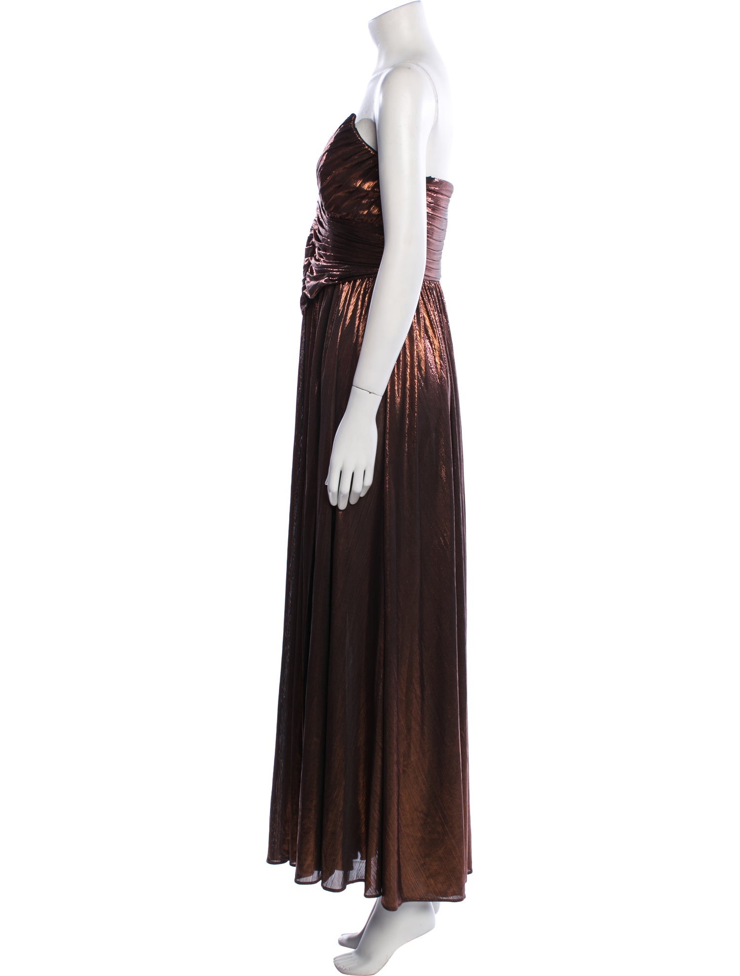 Retrofête Strapless Long Dress