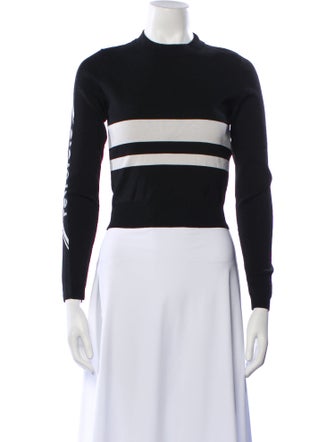 Retrofête Mock Neck Long Sleeve Crop Top