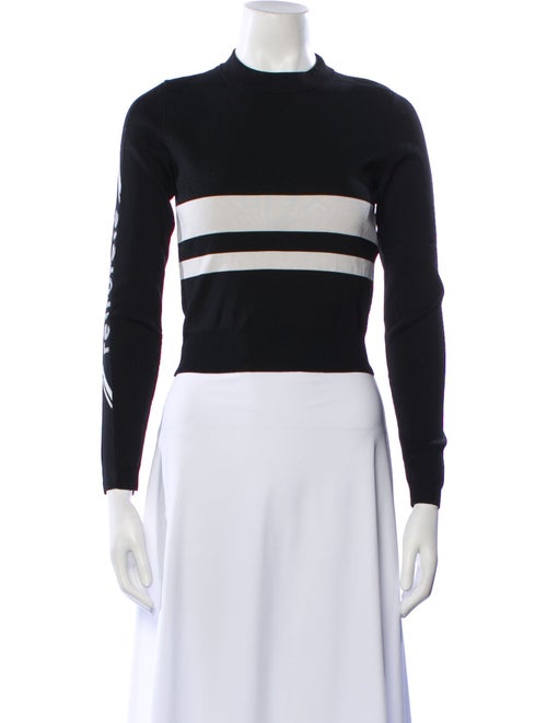 Retrofête Mock Neck Long Sleeve Crop Top