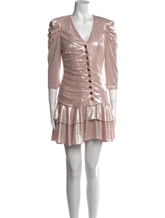 Retrofête V-Neck Mini Dress