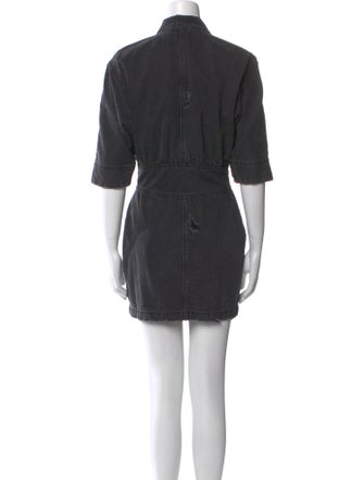 Retrofête Mock Neck Mini Dress