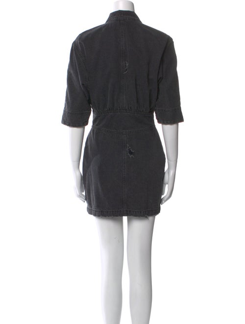 Retrofête Mock Neck Mini Dress