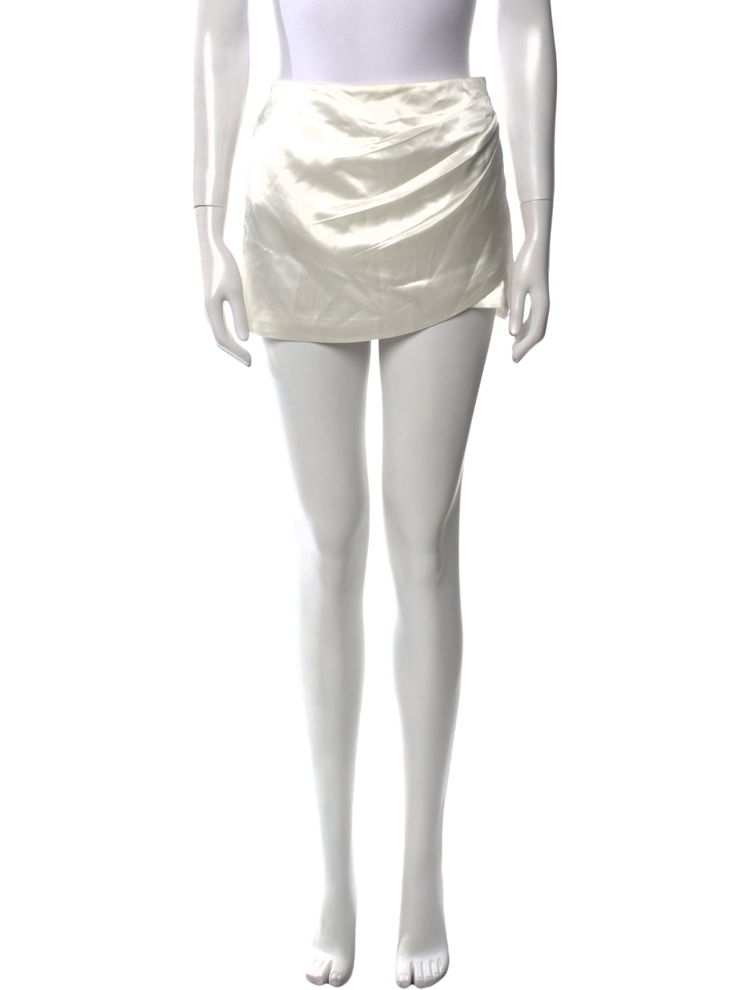 Retrofête Ruffle Embellishment Mini Skirt