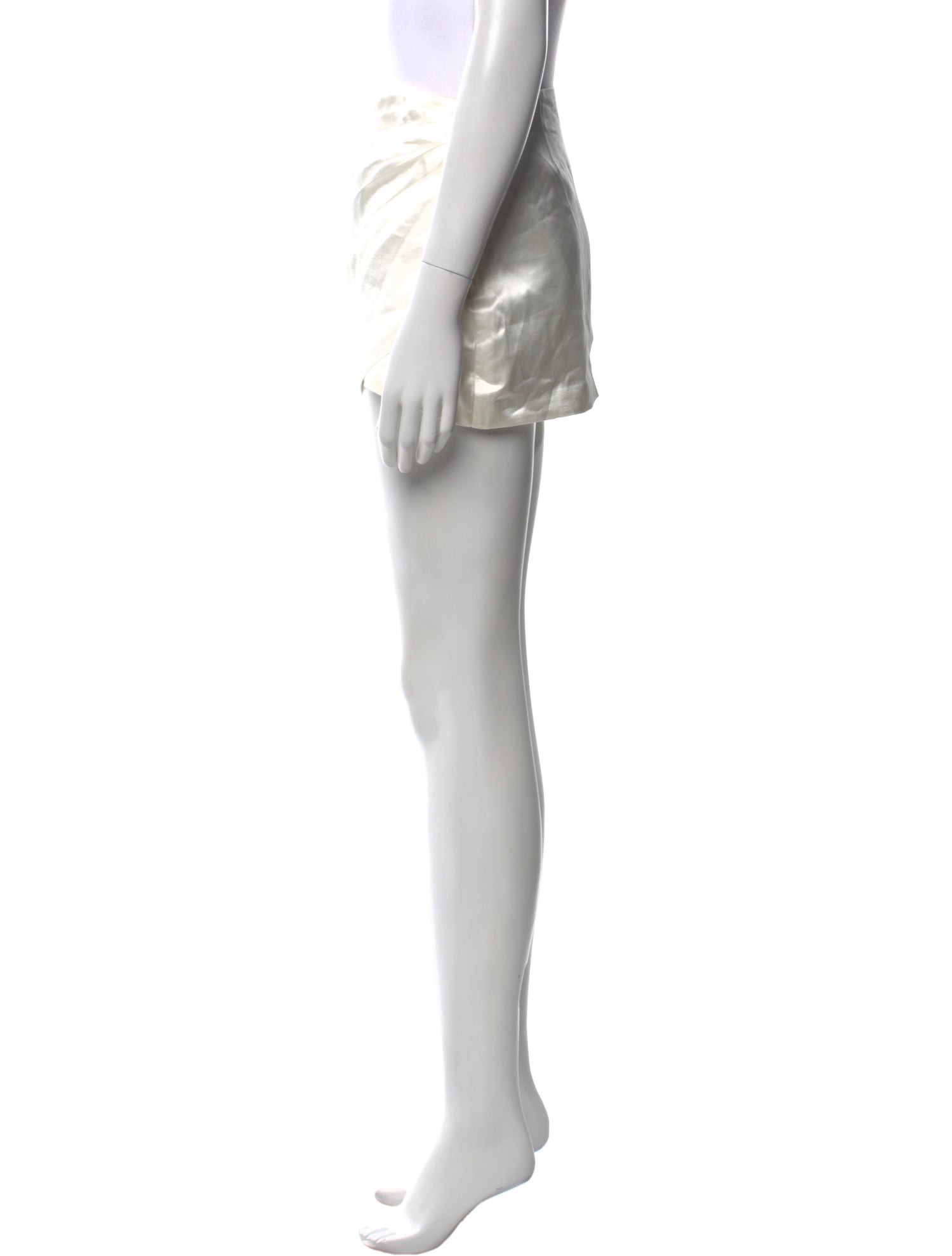 Retrofête Ruffle Embellishment Mini Skirt