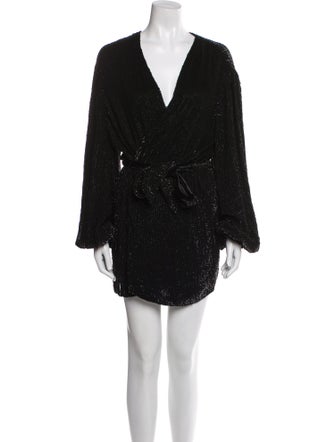 Retrofête V-Neck Mini Dress