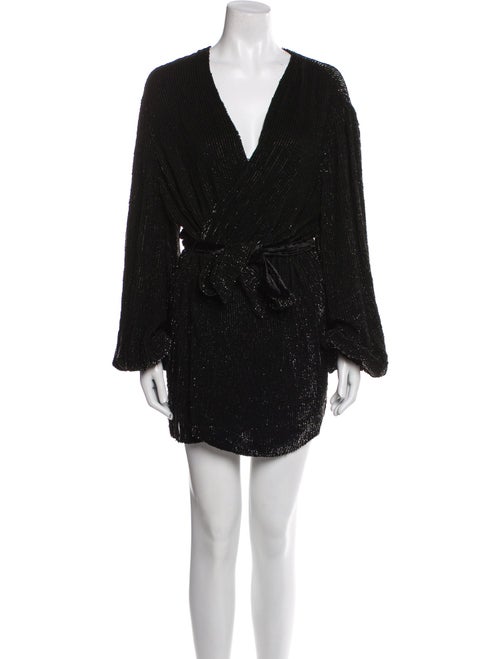 Retrofête V-Neck Mini Dress