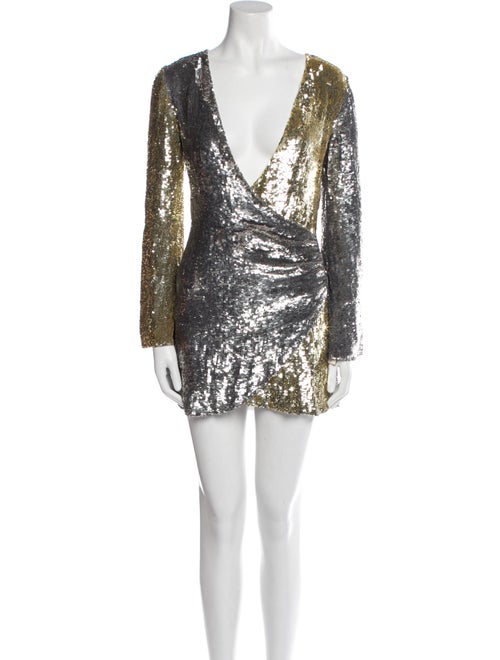 Retrofête V-Neck Mini Dress