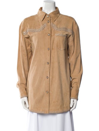 Retrofête Long Sleeve Button-Up Top