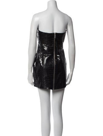 Retrofête Leather Mini Dress