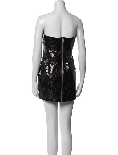 Retrofête Leather Mini Dress