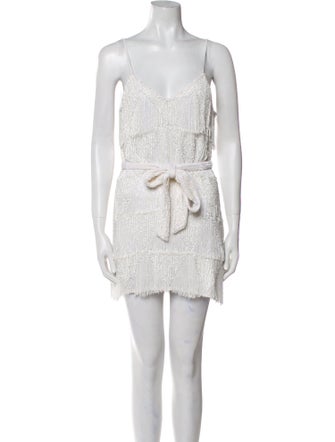 Retrofête V-Neck Mini Dress