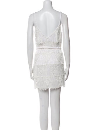 Retrofête V-Neck Mini Dress